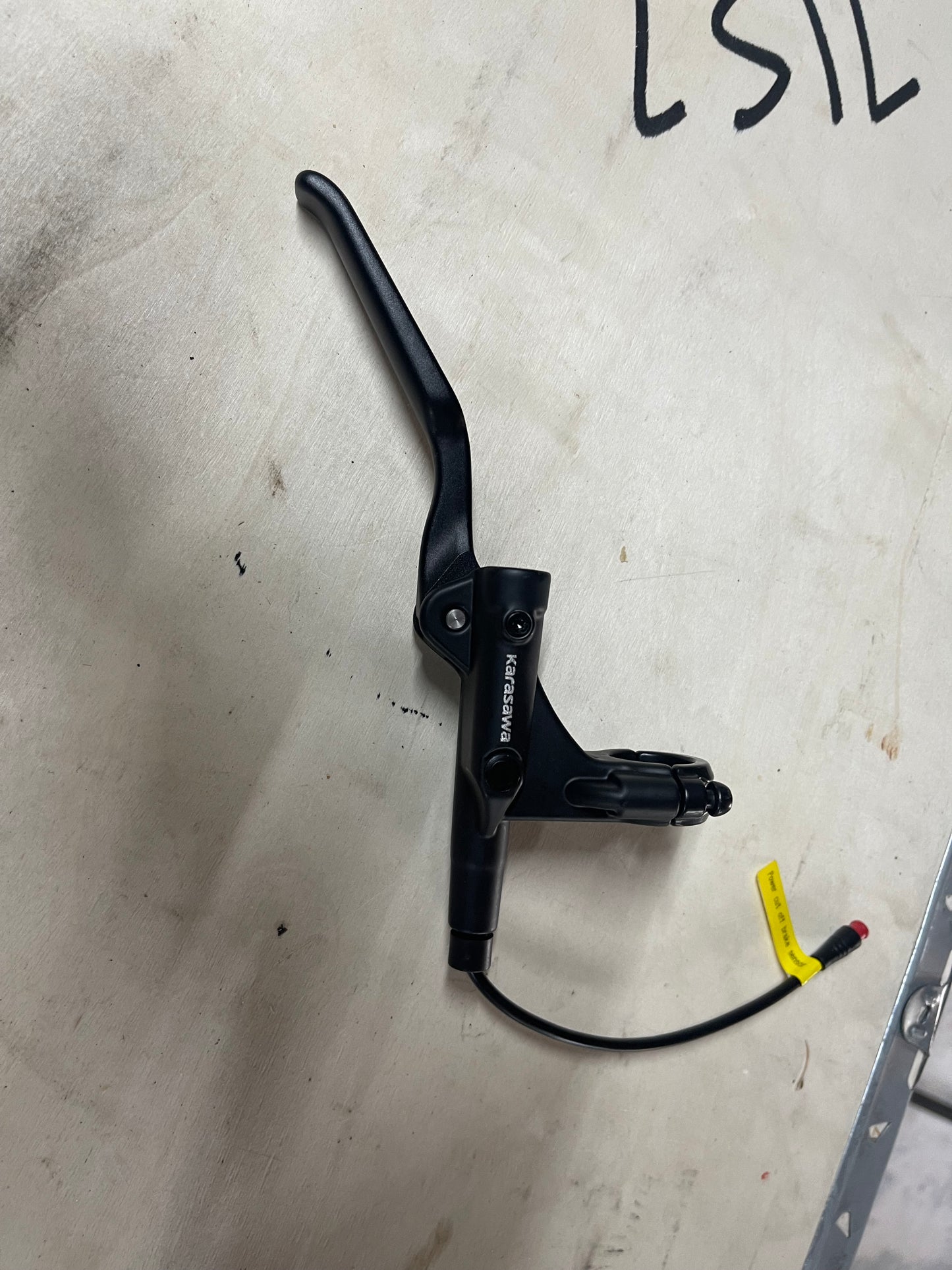 Right front brake lever and upper pump