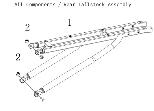 Rear sub frame SILVER