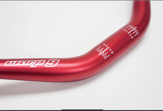 Warp 9 red handlebars for mantis x
